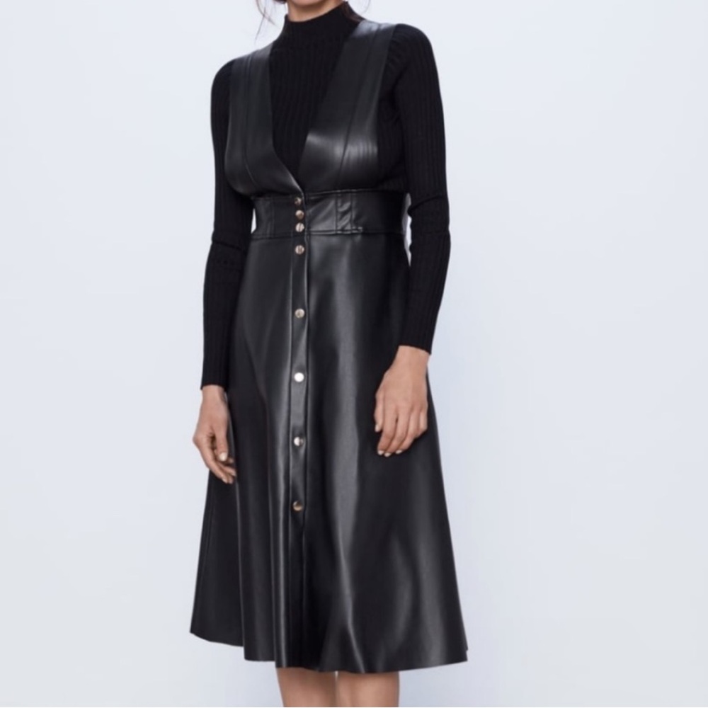 Zara Black Midi Dress